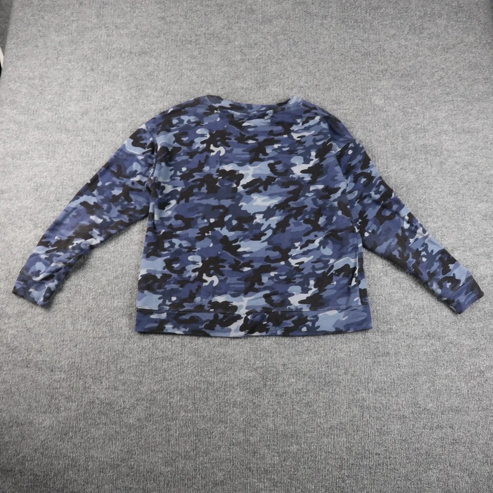 Tahari‎ Sweater Mens Medium Camouflage Pullover Crewneck Camo Long Sleeve
